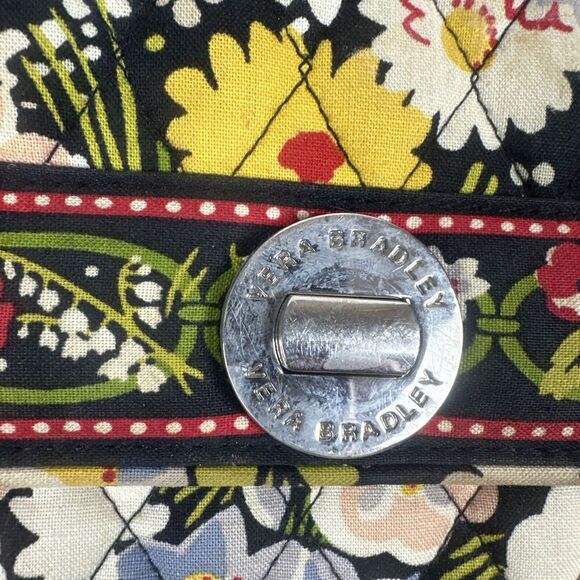 Vera Bradley Poppy Fields Crossbody Artsy Handbag Floral Whimsgoth Quilted - Picture 3 of 16